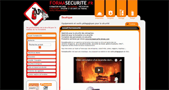 Desktop Screenshot of formasecurite.fr