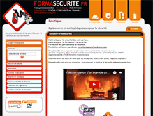 Tablet Screenshot of formasecurite.fr